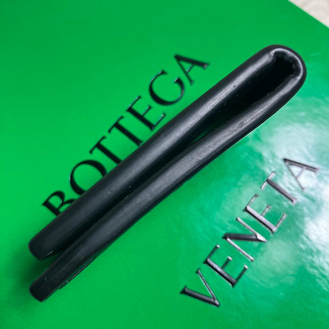 【極美品】 ボッテガヴェネタ マネークリップ イントレチャート マグネット