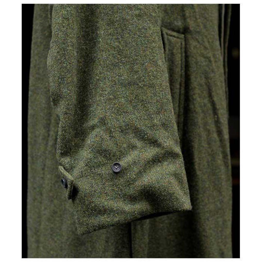 A.PRESSE アプレッセ　Tweed Balmacaan Coat