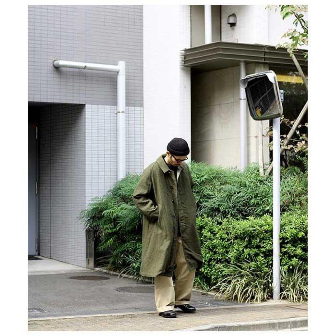 A.PRESSE アプレッセ　Tweed Balmacaan Coat