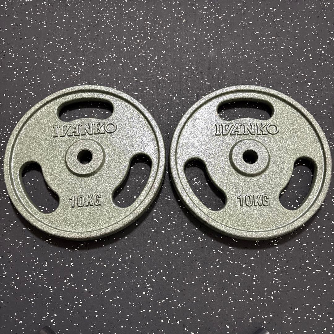 IVANKO ペイントEZグリッププレート 10kg 2枚セットΦ28mm