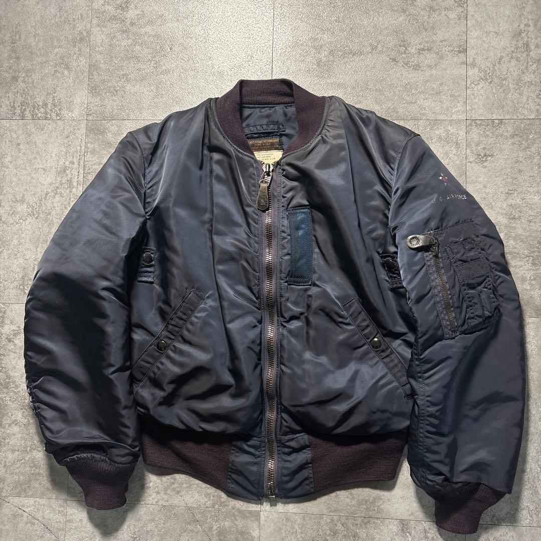 alpha 50s 復刻　ma-1 flight jacket navy 36