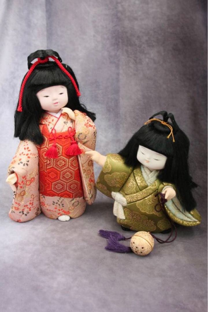 日本人形 市松人形 2体 ひな祭り　子供の日