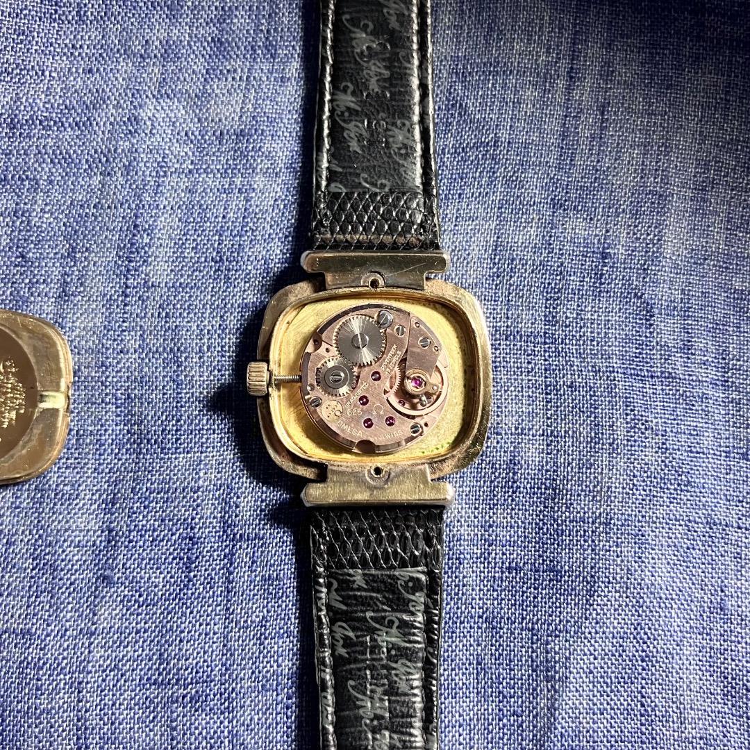 稼働　OMEGA 銀無垢　925 スターリングシルバー　デビル　手巻き　オメガ