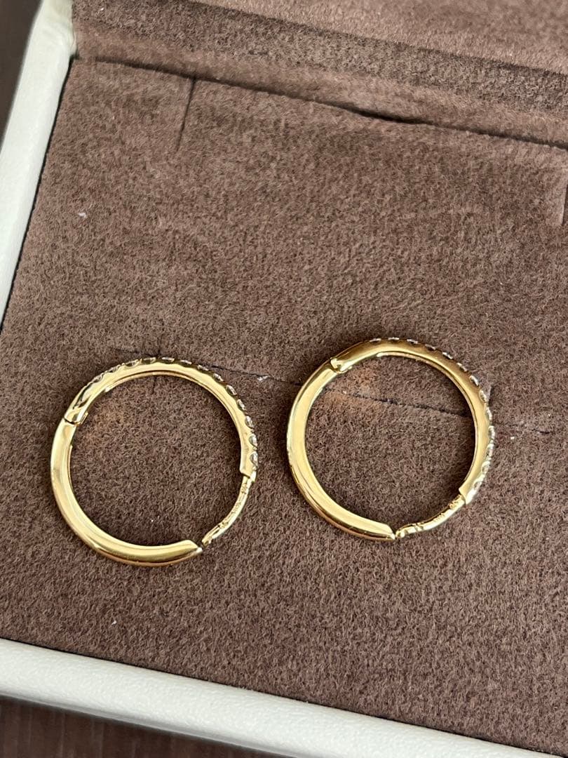 OreficeユーニスフープピアスL 証明書付き