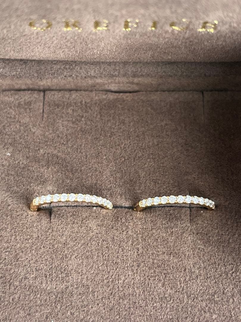 OreficeユーニスフープピアスL 証明書付き