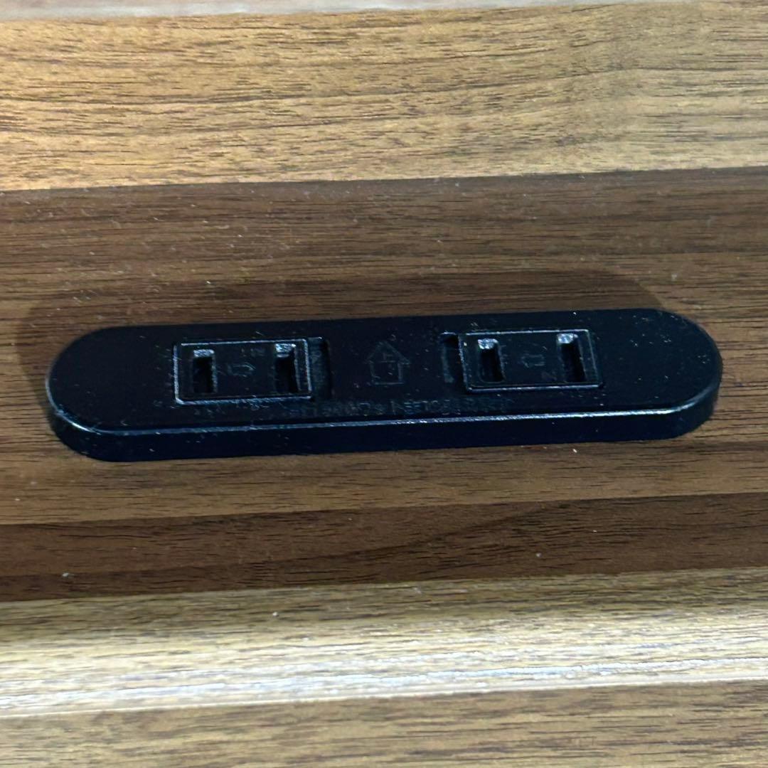 ナフコ 収納付きベッドフレーム シングル コンセント付き シンプル d3471