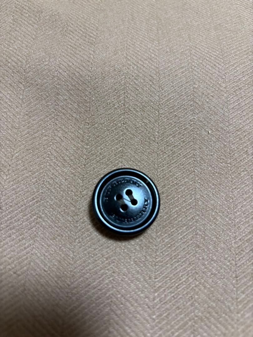 ベージュ ダブルブレスト カシミヤウールトレンチコート　UK8 Burberry