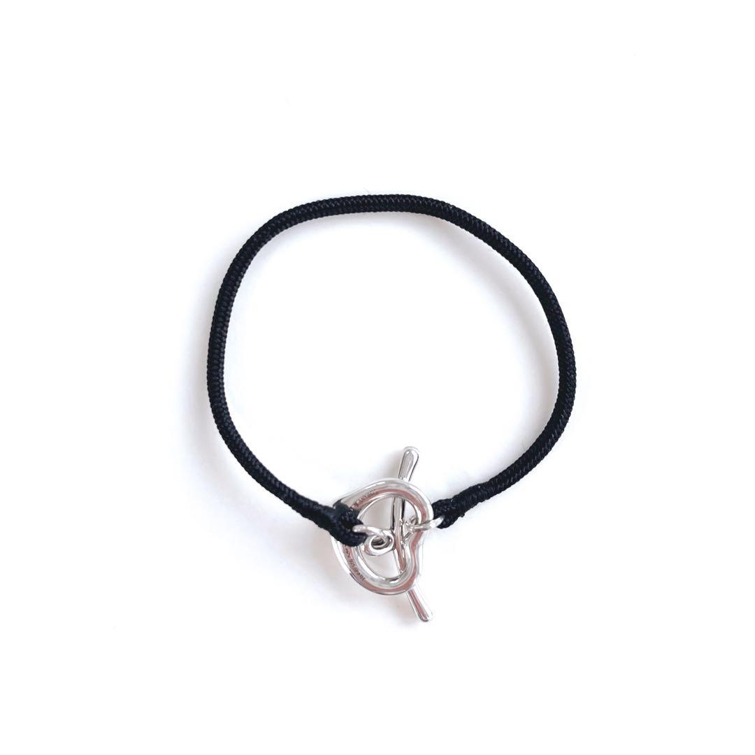 Tiffany ティファニー オープンハート シルク コード ブレスレット