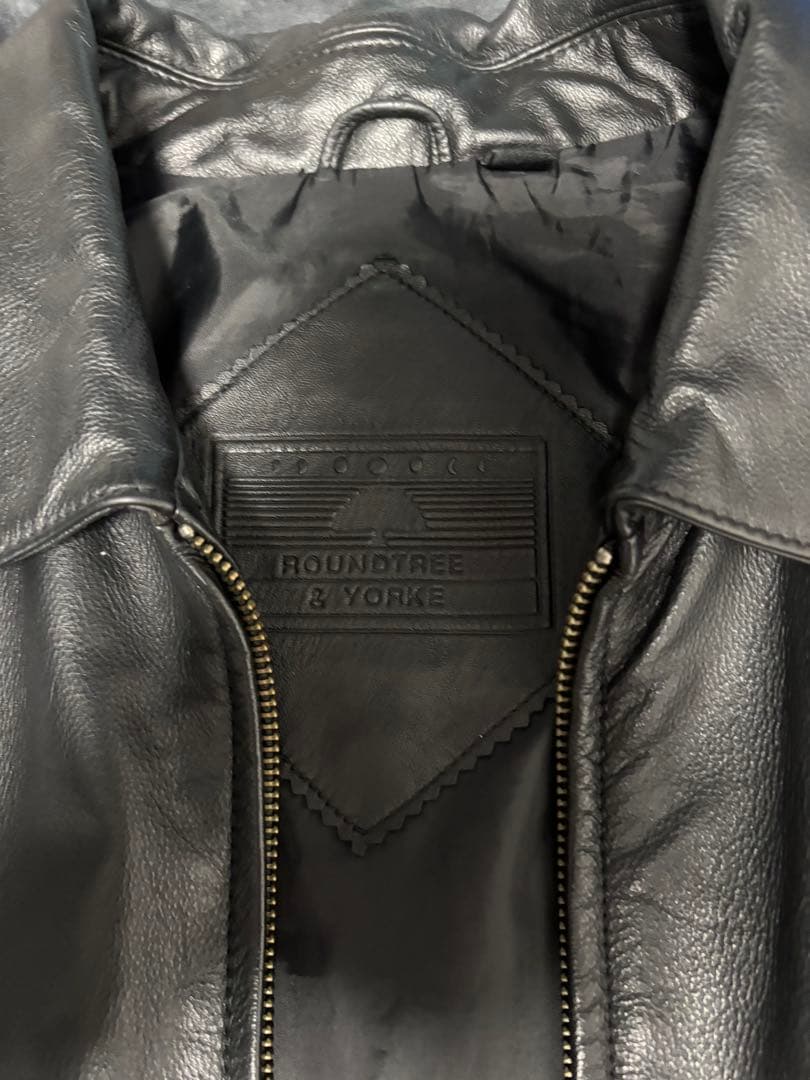 Roundtree & Yorke本革レザージャケット