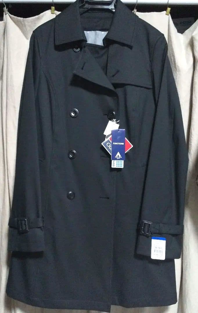 新品未使用】 トレンチコート 黒
