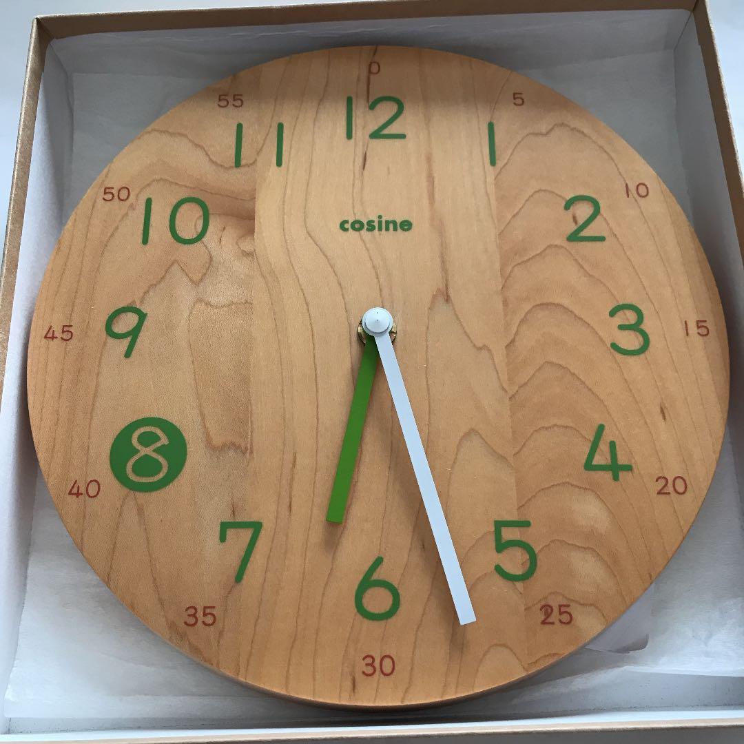 コサイン　cosine  メープル　時計