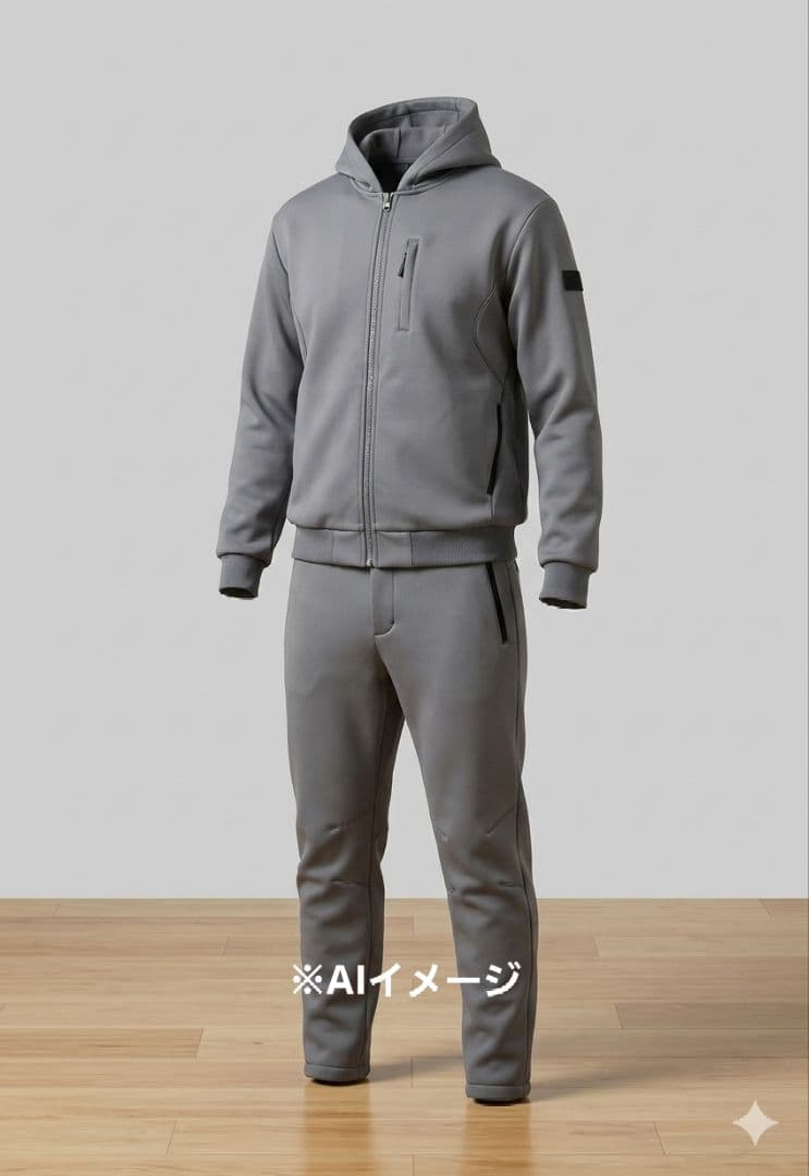 B.G.THREE BEAMS GOLF セットアップ　グレー