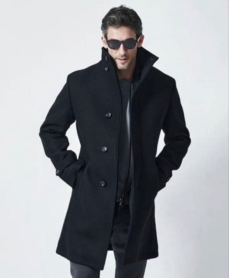 【極美品】junhashimoto スタンドカラーコート　サイズ3ジュンハシモト