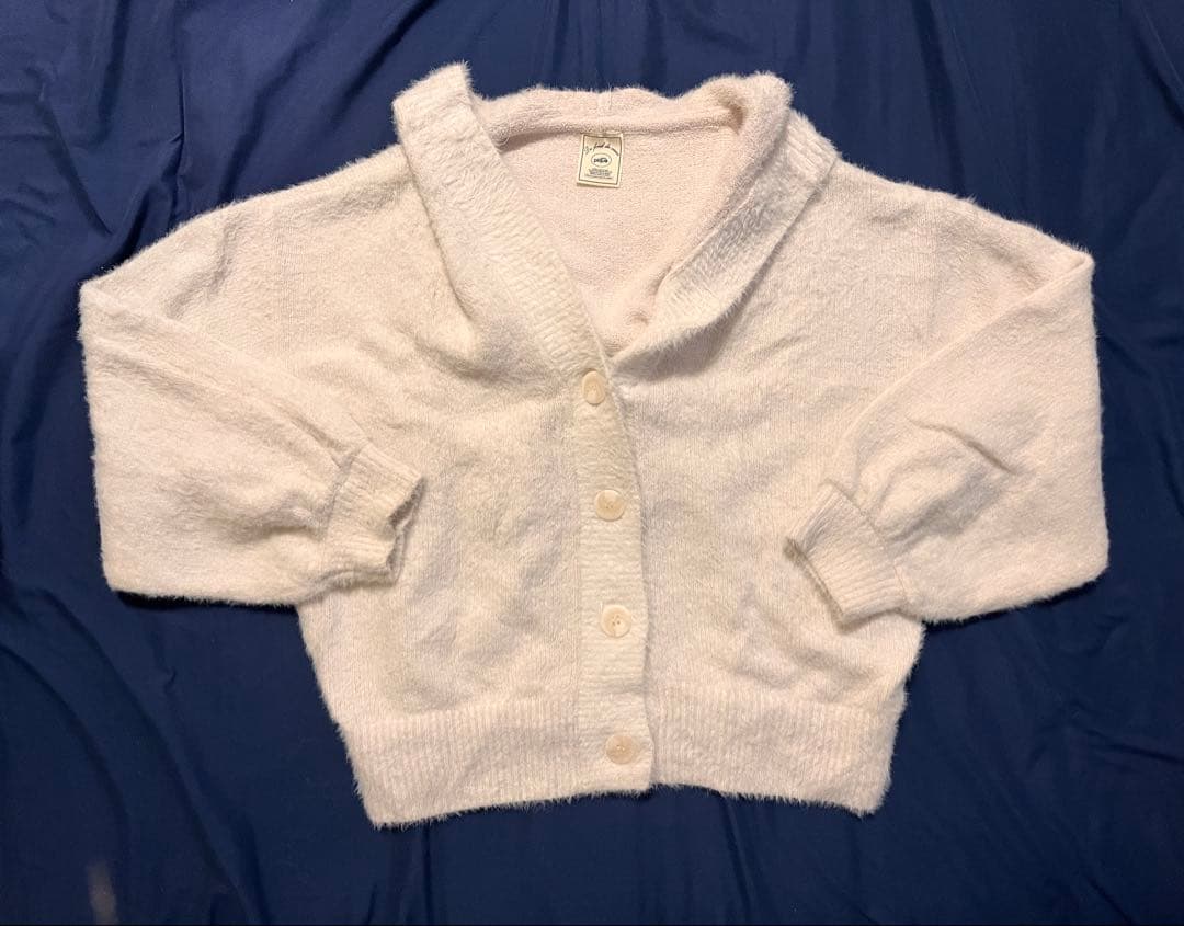 ジェラートピケ　BUNNYモコ　カーディガン・ショートパンツセット　ピンク