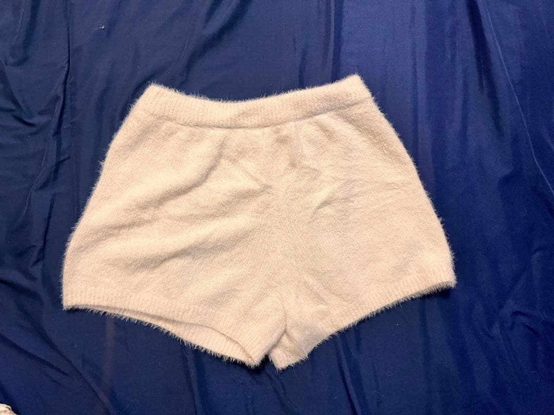 ジェラートピケ　BUNNYモコ　カーディガン・ショートパンツセット　ピンク