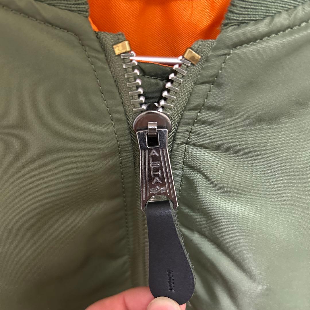 MA-1 フライトジャケット オリーブ 中綿 古着