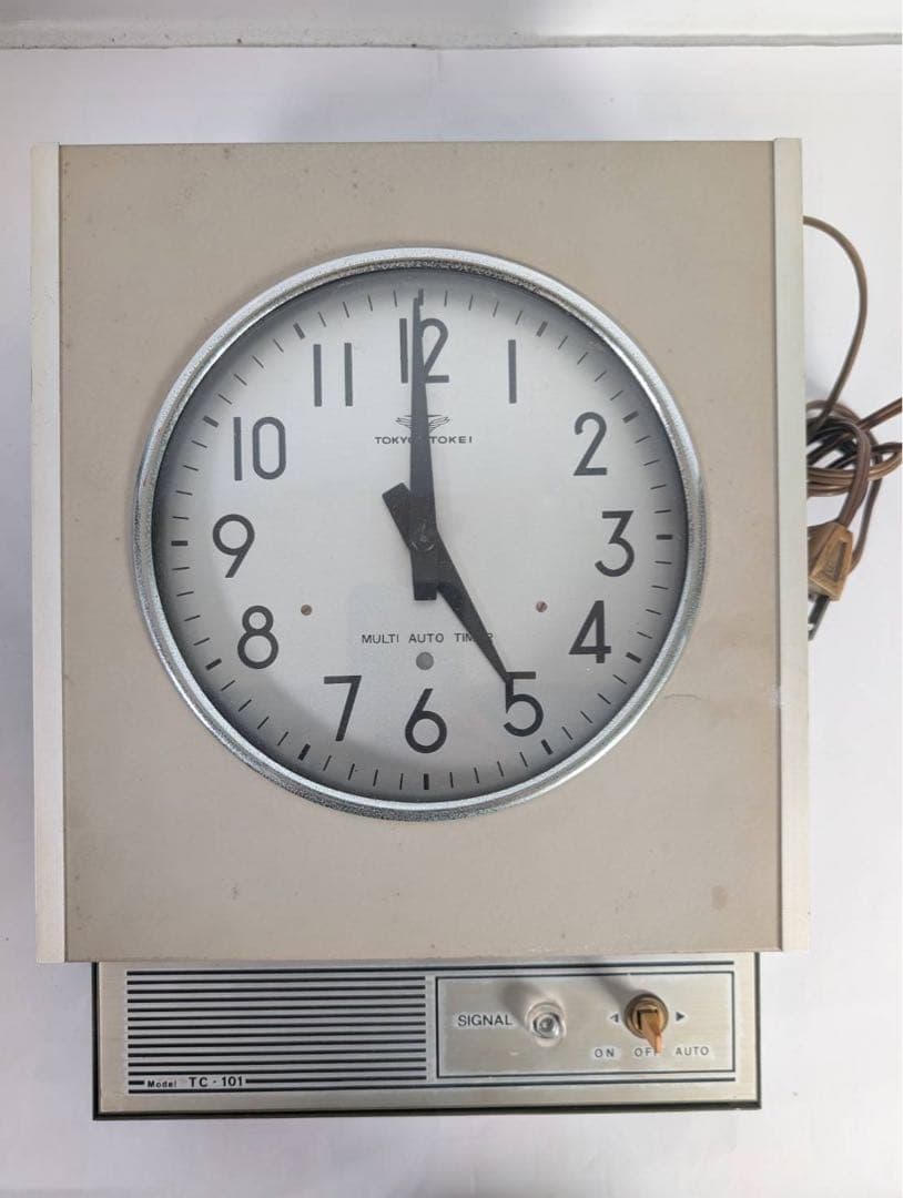 【昭和レトロ】TOKYO TOKEI(TC-101) タイマー付き時計　動作OK