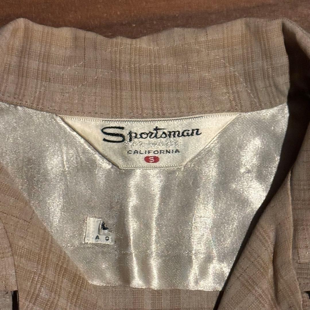 50s 60s sportsman レーヨンシャツ
