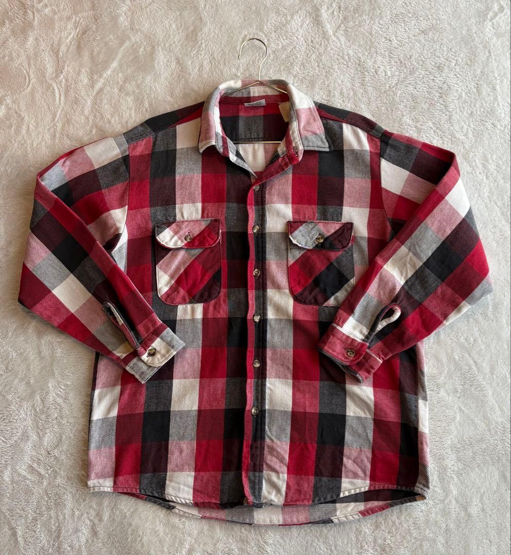 【Lサイズ】 FIVE BROTHER ファイブブラザー　ネルシャツ　ヘビネル