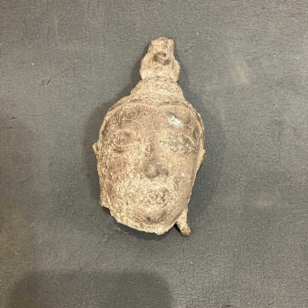 6世紀　仏教美術　仏像　仏頭