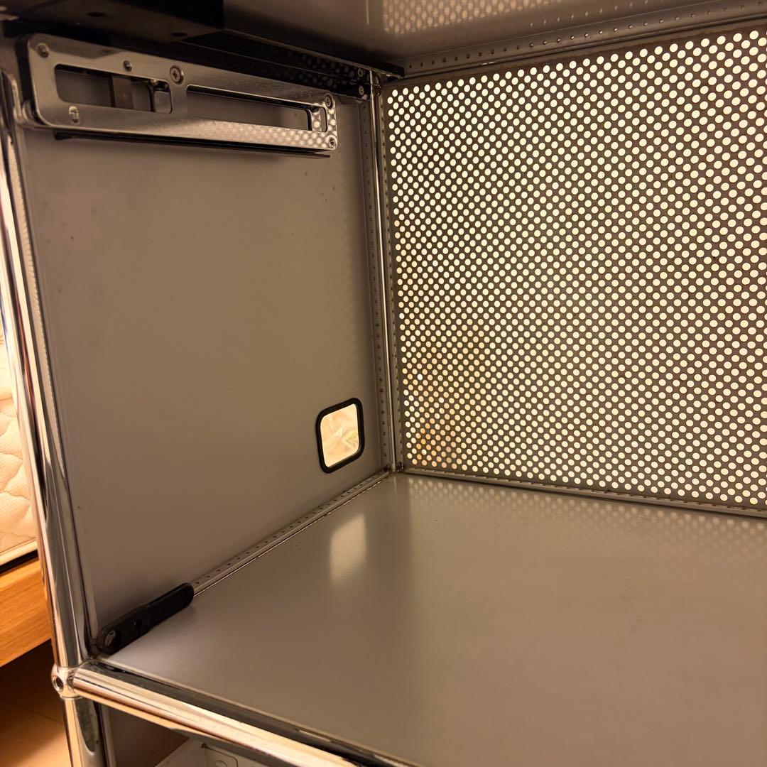 【USMハラー】1列2段キャビネット／ケーブルホールあり