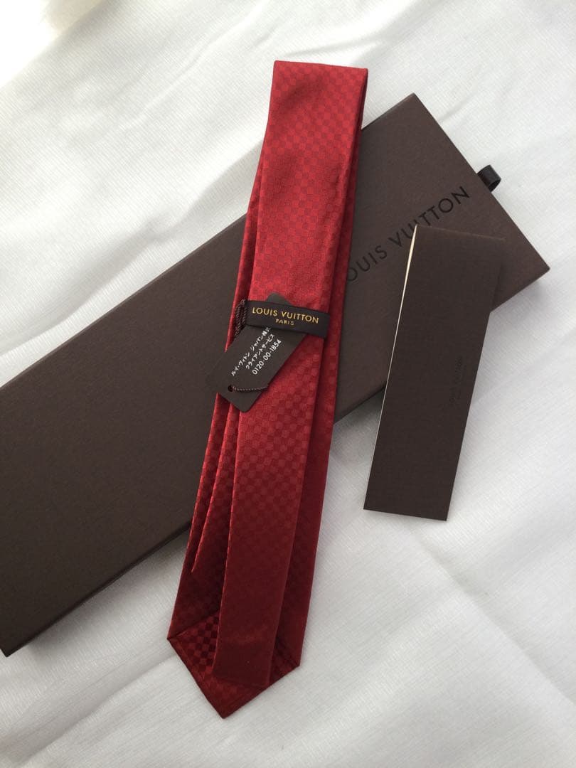 新品未使用　ルイヴィトン LOUIS VUITTON ダミエパターン ネクタイ