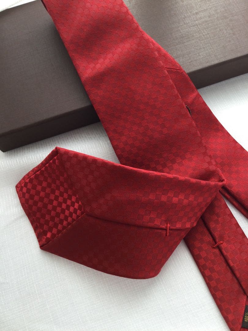 新品未使用　ルイヴィトン LOUIS VUITTON ダミエパターン ネクタイ