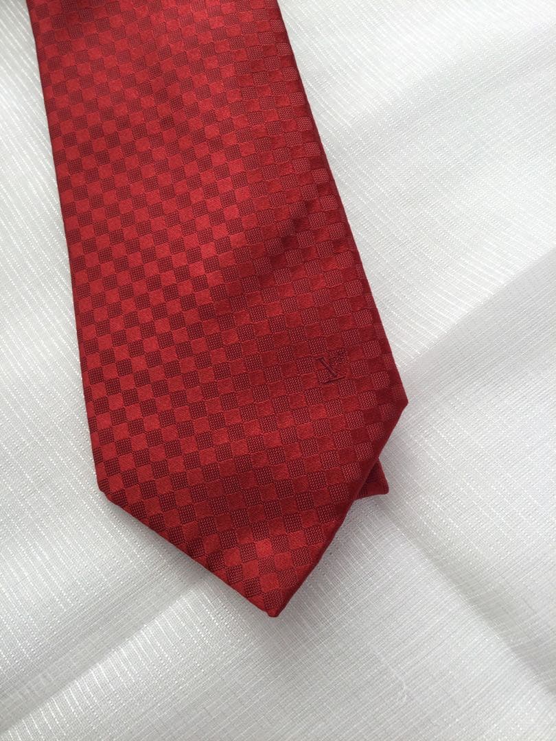 新品未使用　ルイヴィトン LOUIS VUITTON ダミエパターン ネクタイ