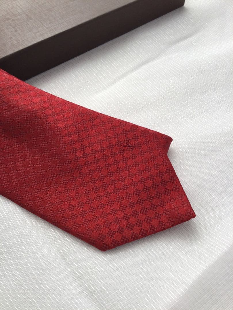 新品未使用　ルイヴィトン LOUIS VUITTON ダミエパターン ネクタイ