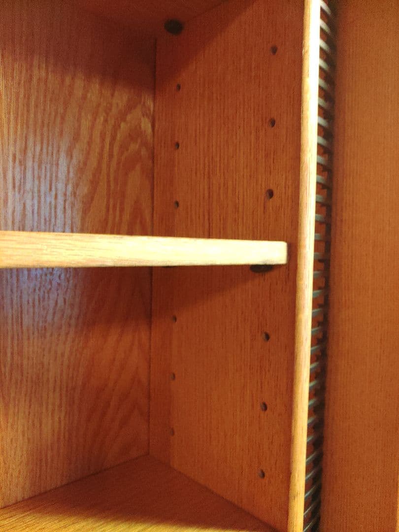 希少　CDラック　DVDラック　ナチュラルウッド　本棚 シェルフ　オーダー