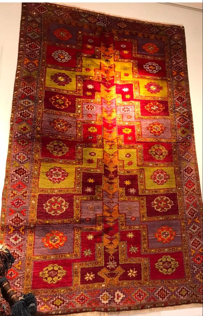 [期間限定価格]希少トルコアンティーク絨毯コンヤ地方アンティーク絨毯一点もの
