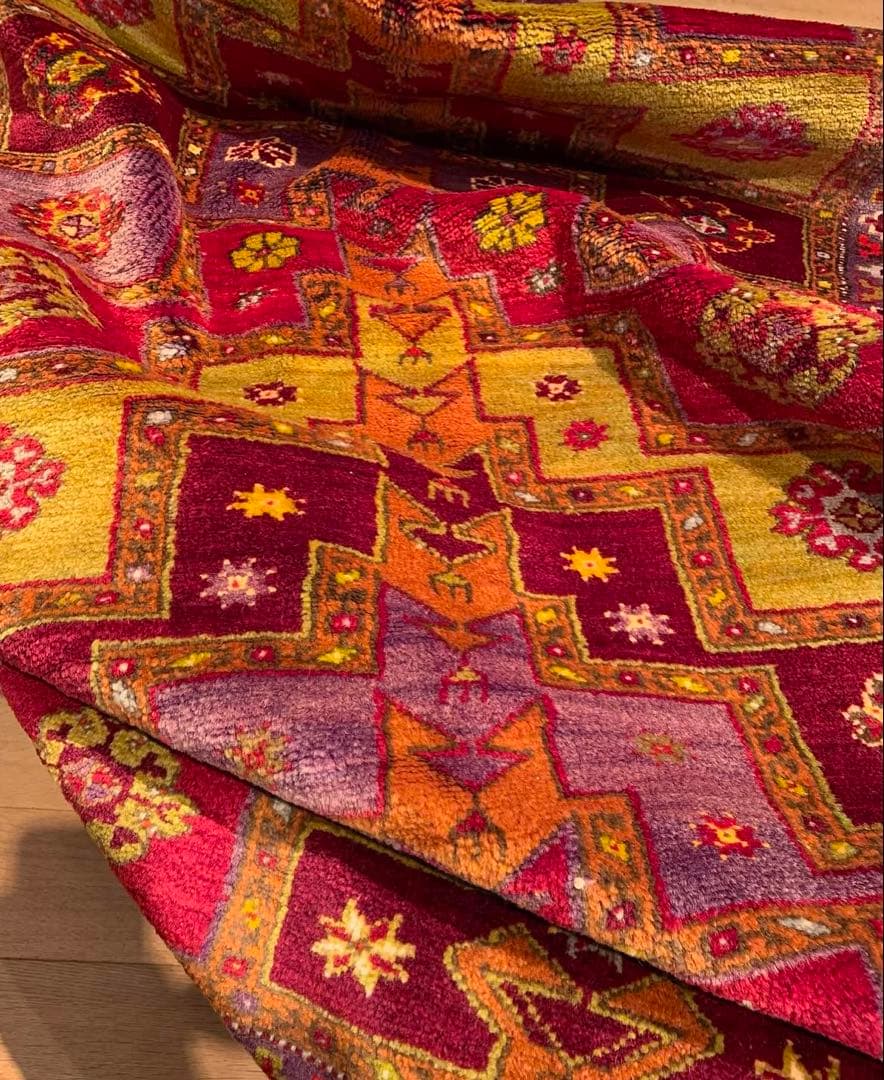 [期間限定価格]希少トルコアンティーク絨毯コンヤ地方アンティーク絨毯一点もの