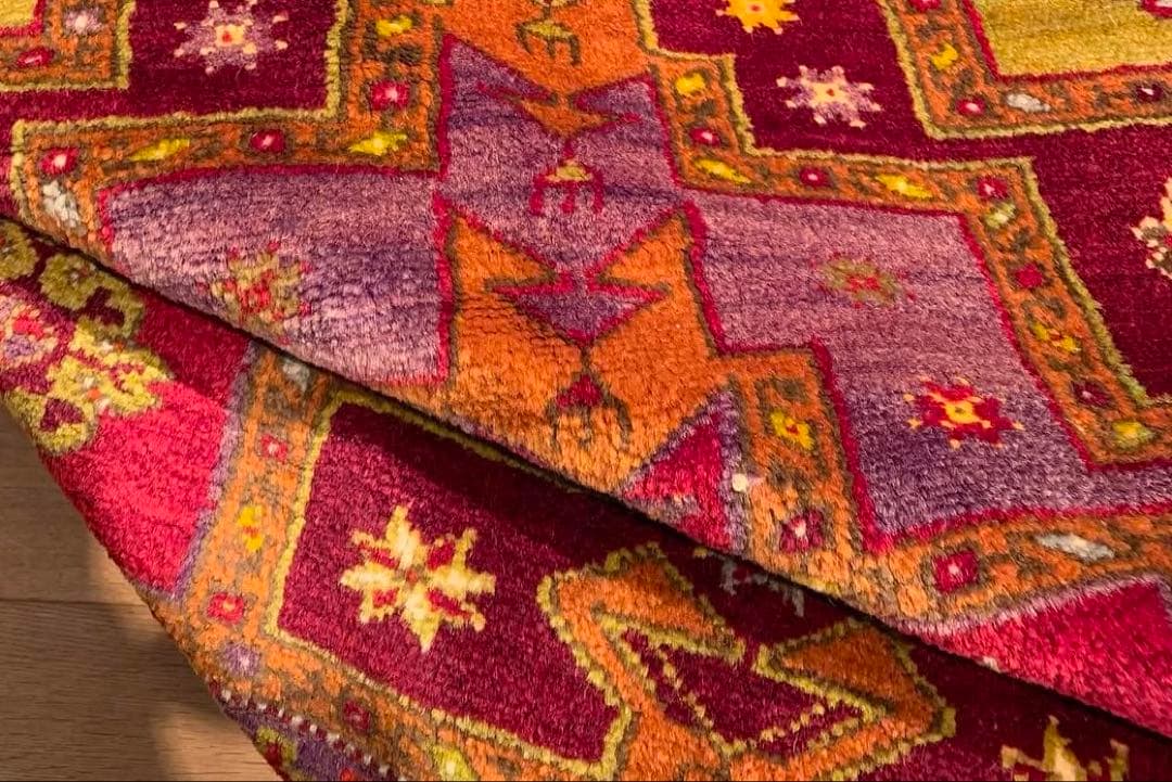 [期間限定価格]希少トルコアンティーク絨毯コンヤ地方アンティーク絨毯一点もの