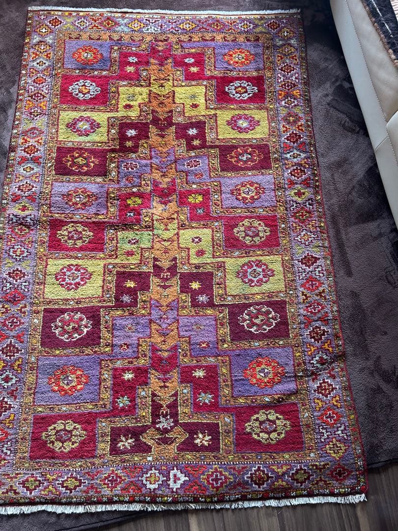[期間限定価格]希少トルコアンティーク絨毯コンヤ地方アンティーク絨毯一点もの