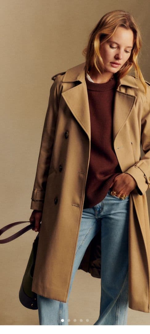 SÉZANE セザンヌ SCOTT トレンチコート キャメル34