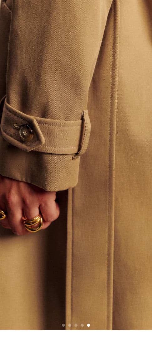 SÉZANE セザンヌ SCOTT トレンチコート キャメル34