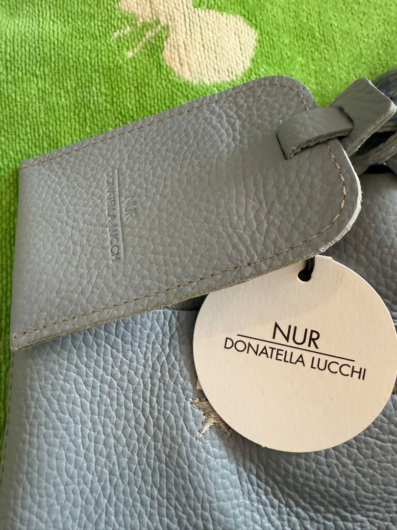 未使用NUR DONATELLA LUCCHI星刺繍 牛革トート　ビアズリー