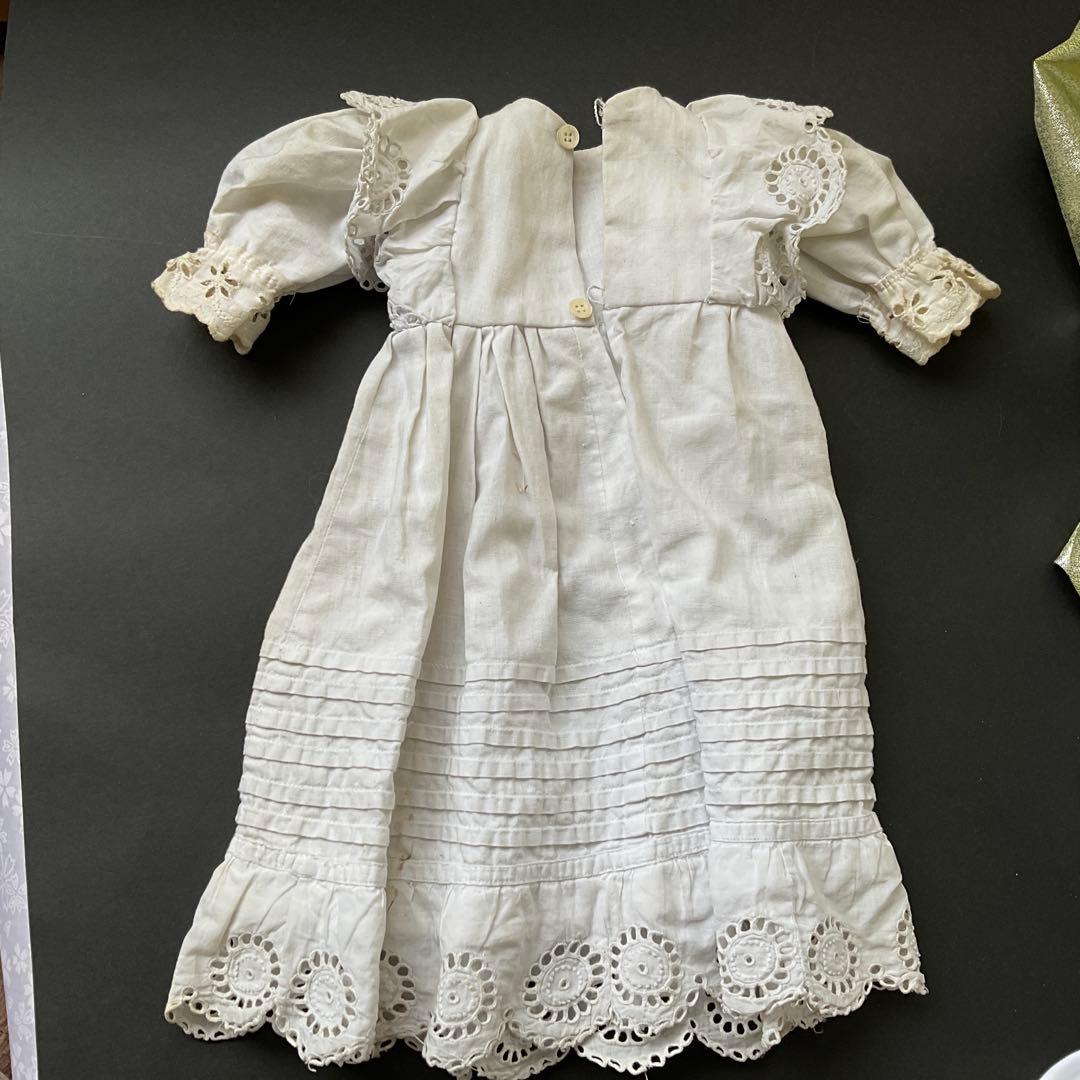 市松人形　可愛いドレス着人形　ビスク市松ドール　アンテイークドレス着抱き市松人形