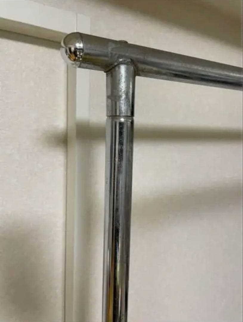 可動式ハンガーラック ネイビー/シルバー