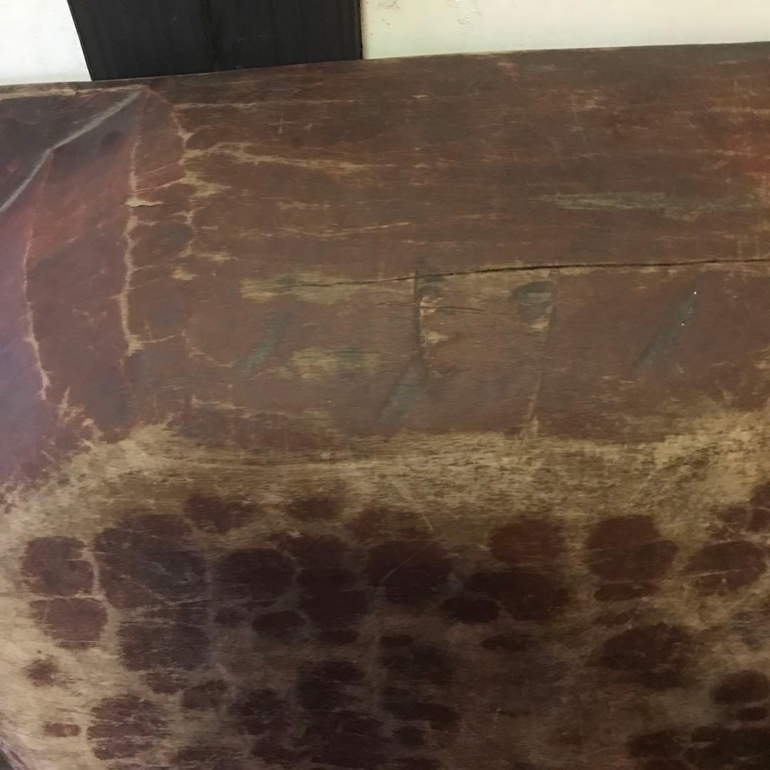 希少　ビンテージ　木製　こね鉢　くりぬき鉢　飾り　古物　古道具　手彫り　当時物