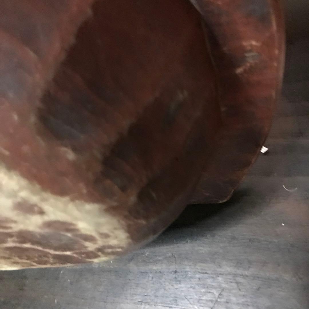 希少　ビンテージ　木製　こね鉢　くりぬき鉢　飾り　古物　古道具　手彫り　当時物