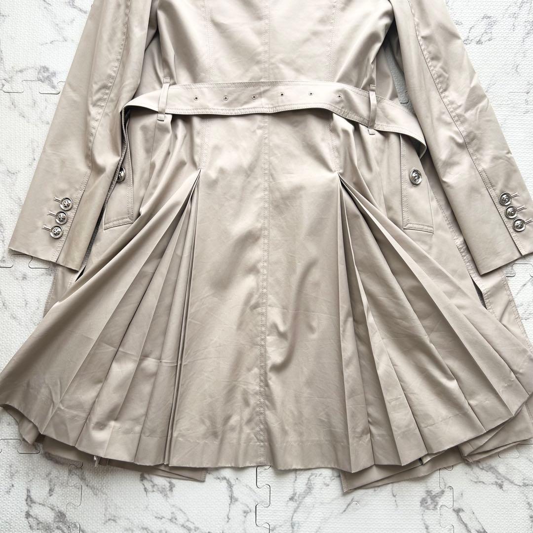 美品♡ バーバリー ロンドン トレンチコート メタルボタン プリーツ ホースロゴ