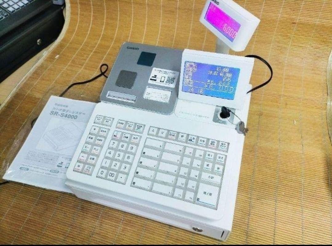 カシオレジスター　SR-S4000　スマホ連携Bluetooth　772767