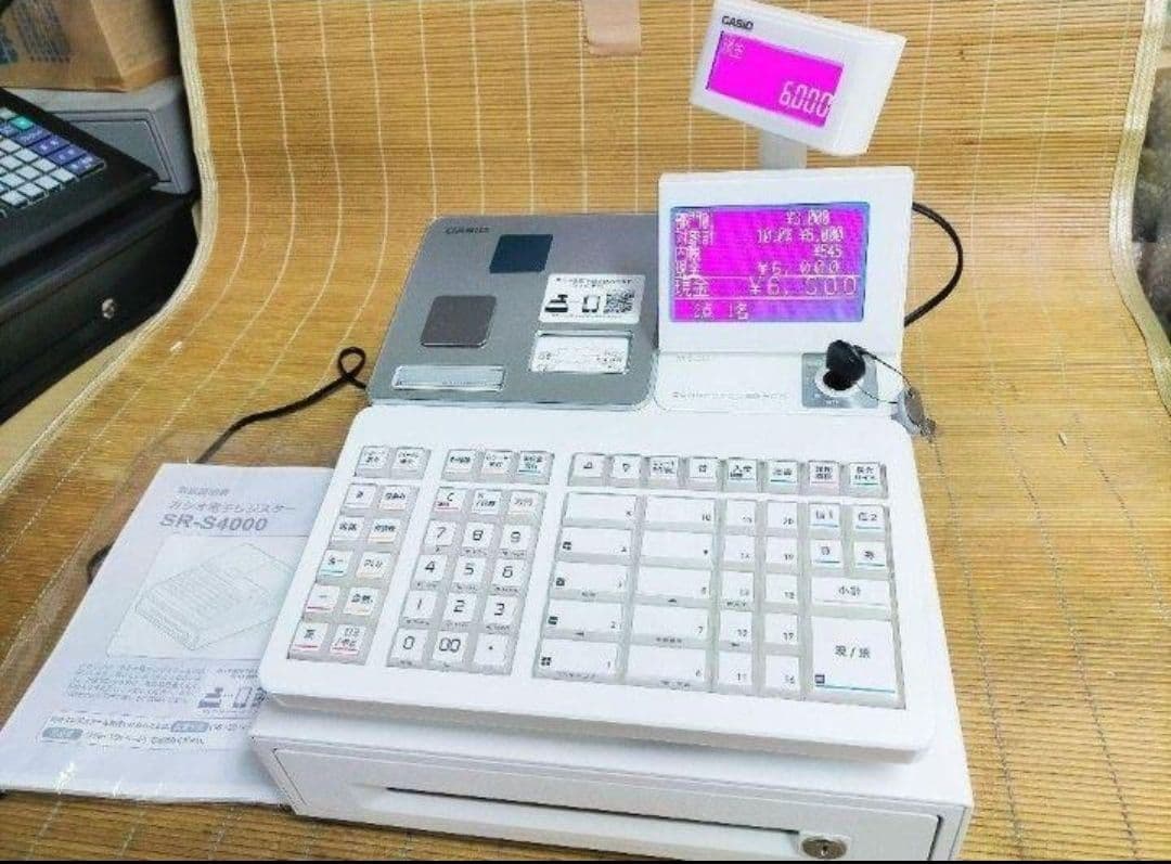 カシオレジスター　SR-S4000　スマホ連携Bluetooth　772767