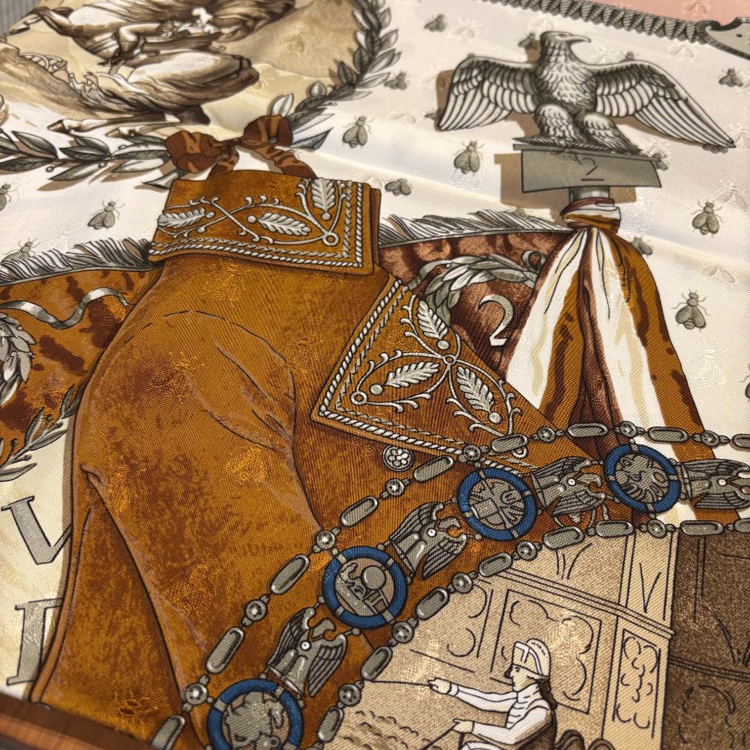 エルメス（HERMES）、スカーフ、ナポレオン（NAPOLEON）、新品