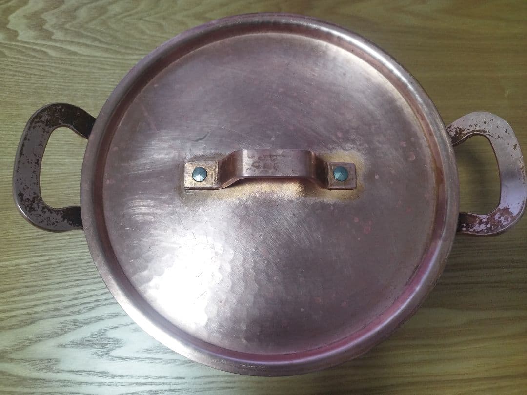 銅鍋 　20cm　 浅型　親子三代