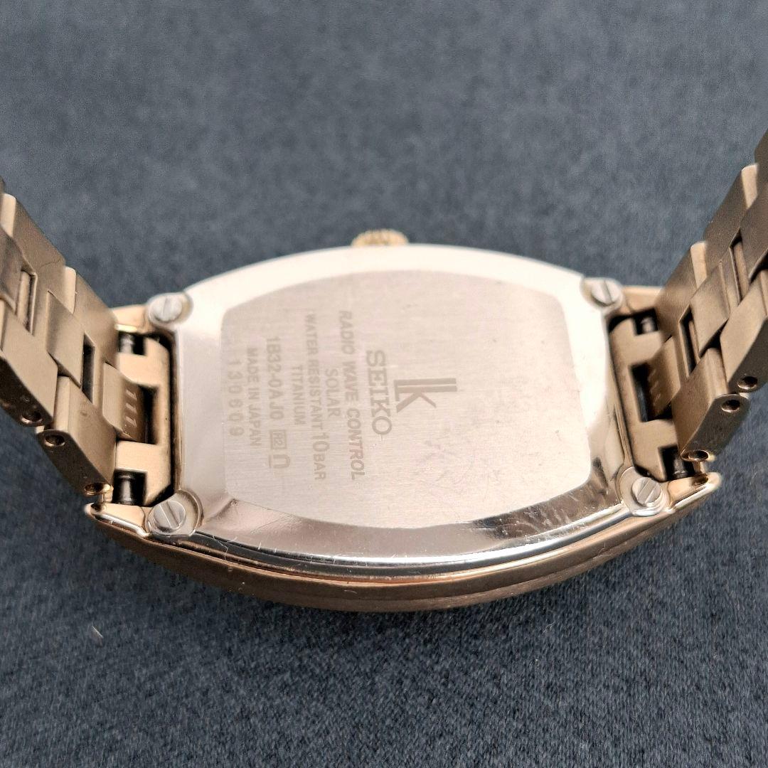 ✨良品 セイコー ルキア SEIKO lk ソーラー 電波 チタン ゴールド