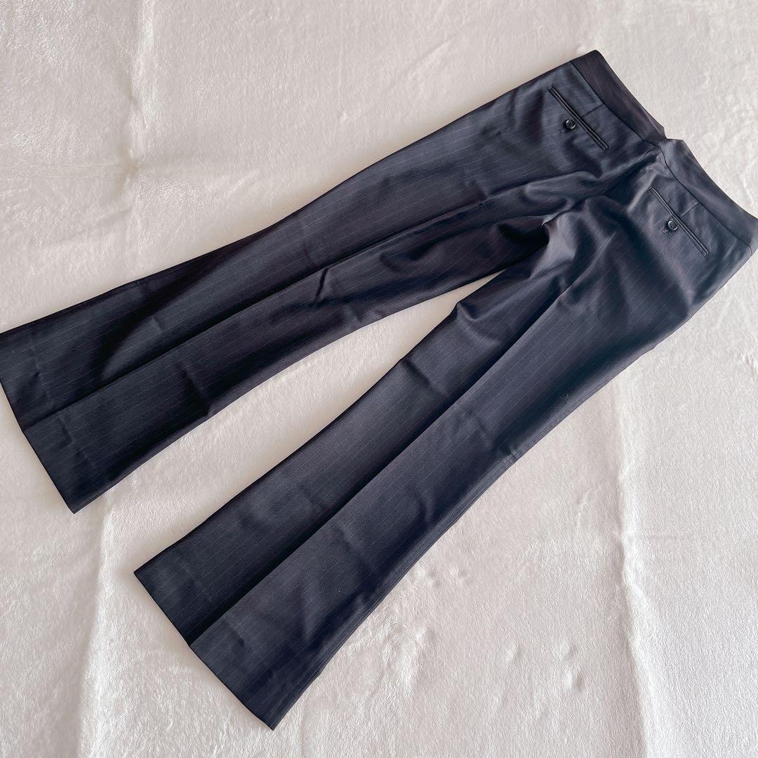 セオリーリュクス♦︎パンツスーツ♦︎M♦︎L♦︎シルク♦︎ダークグレー♦︎レディース♦︎