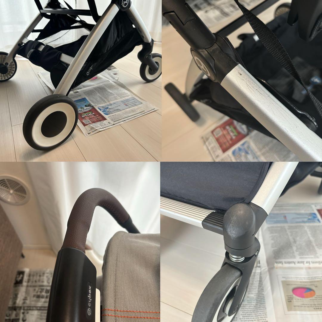 cybex サイベックス オルフェオ ラバグレー バンパーバー付き