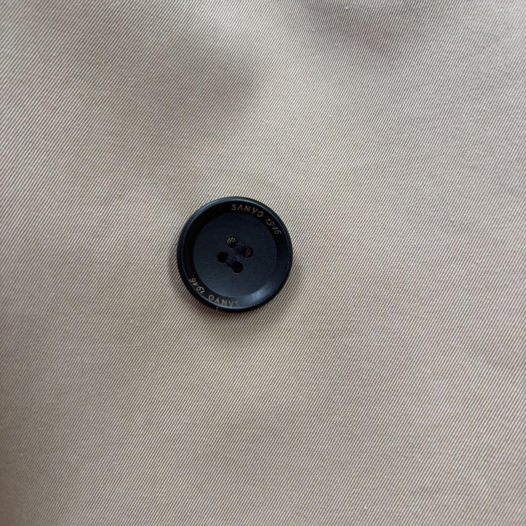 SANYO 100年コート ベージュ 青森ファクトリー製 ライナー付 三陽商会